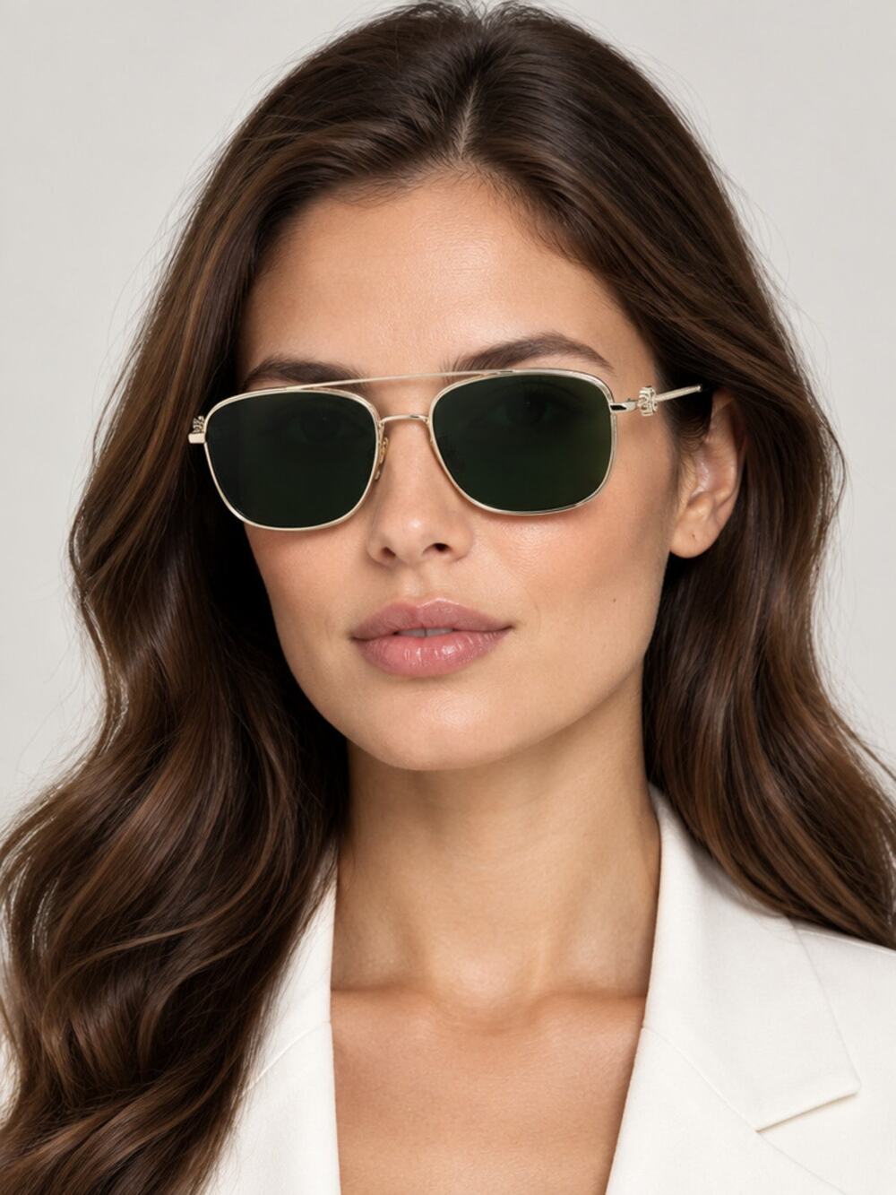 NEW Roberto Cavalli SRC059M 0594 Light Gold Sunglasses Authentic